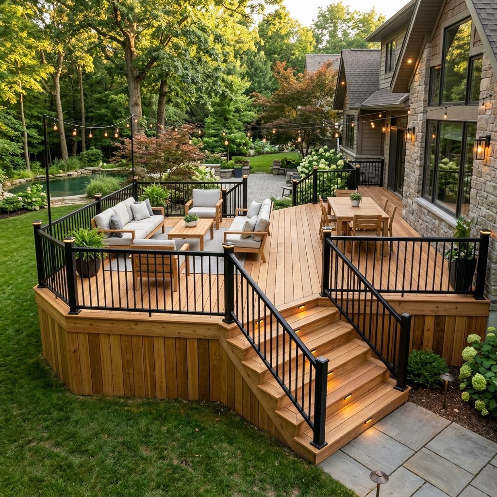Custom Backyard Deck